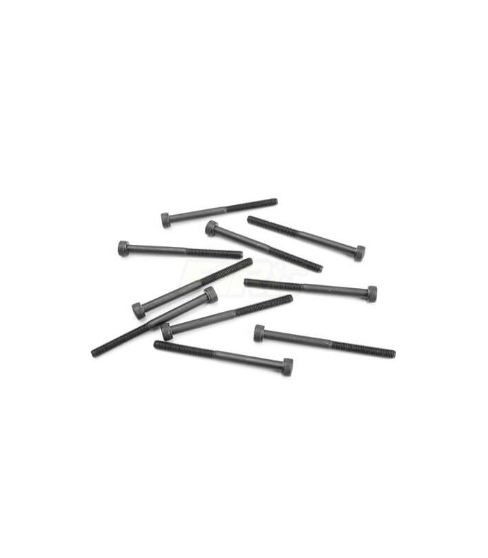 M3x40mm Cap Head Screws (black, 10pcs) - E1rc.com