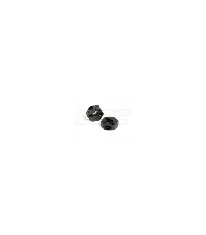 ALUMINUM WHEEL SUPPORT - BLACK (2) - E1rc.com