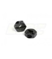ALUMINUM WHEEL SUPPORT - BLACK (2)