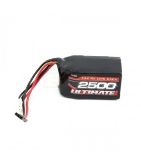 Bateria receptor ultimate cuadrada 7 4v 2500mah jr