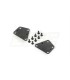 ALUMINUM CAPS FOR ROLL BAR - ORANGE (2) - E1rc.com