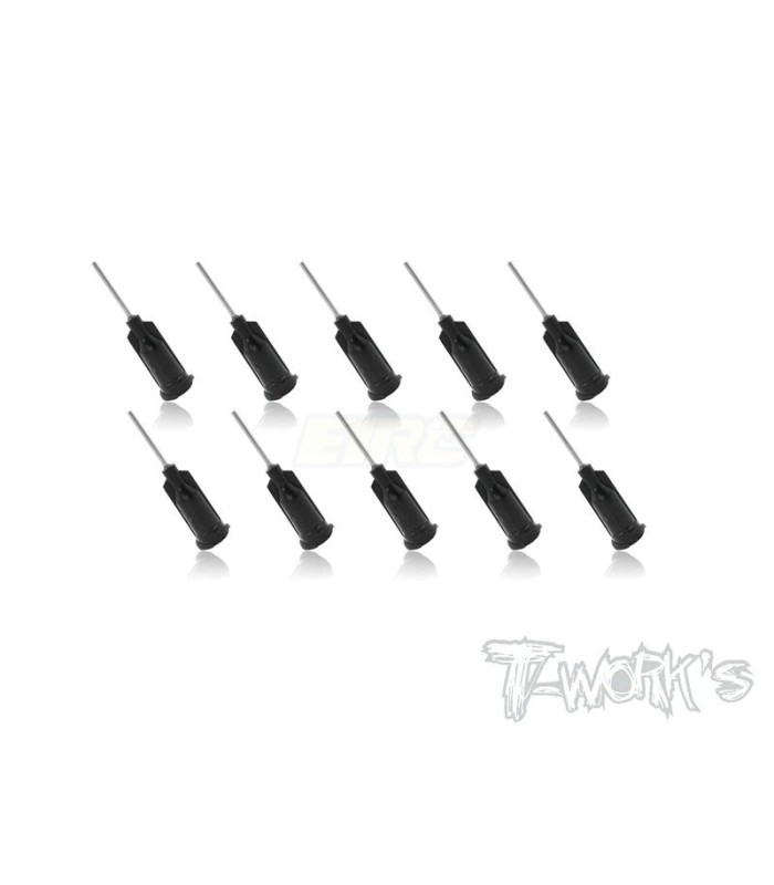 Canula de acero para ciano (10uds) T-works - E1rc.com