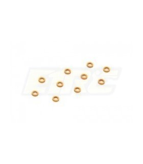 ALU SHIM 3x5x0.5MM - ORANGE (10)