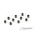ALUMINUM WASHERS 3x6x3.0MM - BLACK (10) - E1rc.com