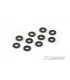 Aluminum washers 3x6x1mm black (10) - E1rc.com