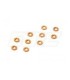 WASHERS 3x6x0.5MM - ORANGE (10) - E1rc.com
