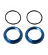 Associated 13mm Shock Collars, blue aluminum - E1rc.com