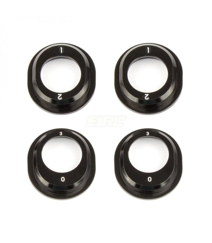 Asso Aluminum Differential Height Insert black - E1rc.com