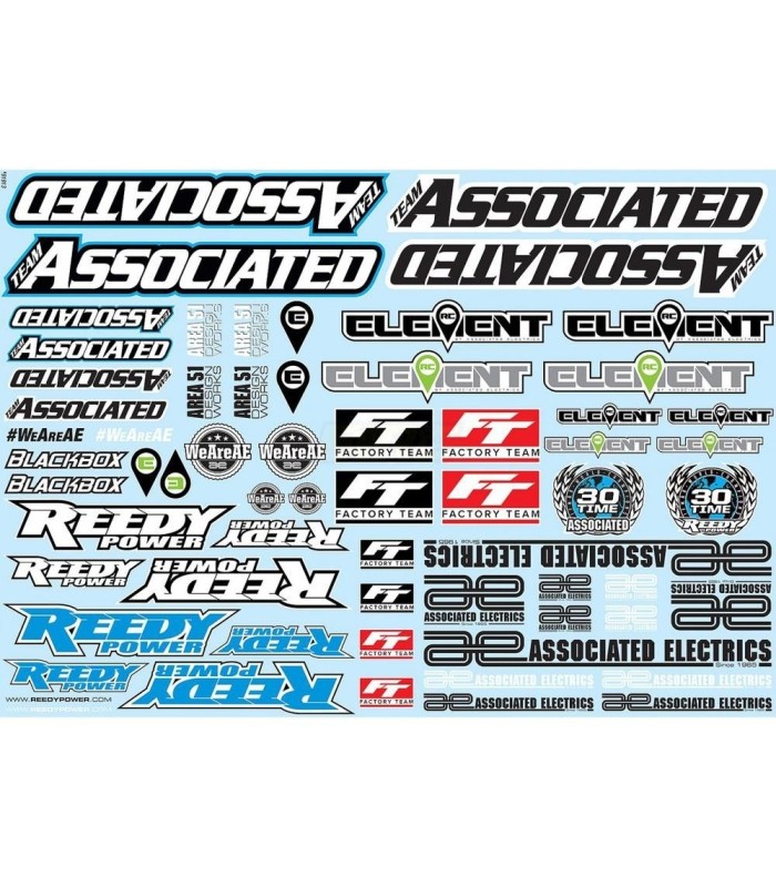 Pegatinas Team Associated - E1rc.com