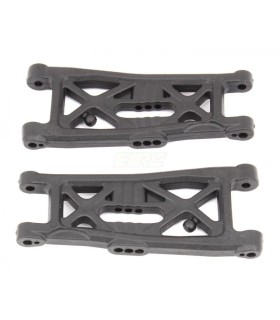 Trapecios delantero fibra de carbono Asso RC10B6 3