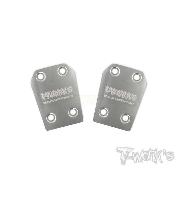 Protector chasis trasero T-works asso RC8 B3.1 2u - E1rc.com