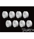 Pack llanta blanca delantera estrecha T-works (8u) - E1rc.com