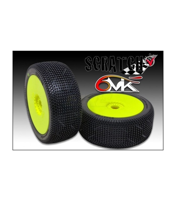 Scratch 9/22 Ultra pegada en llanta amarilla - E1rc.com