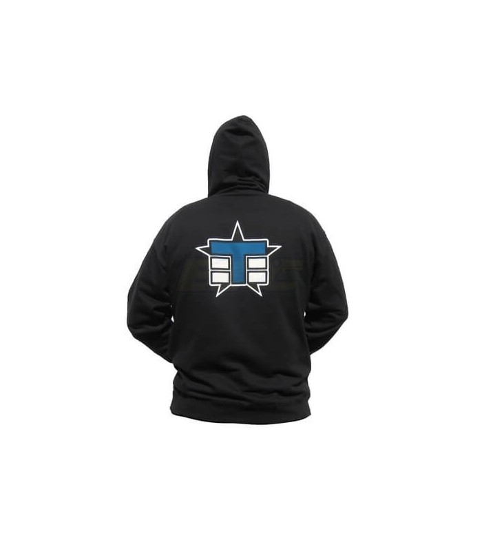 Tekno RC Sudadera con capucha (horizontal design, black, XL) - E1rc.com