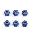 Tuerca M3 aluminio azul associated