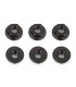 Tuercas M4 serradas associated negras - E1rc.com