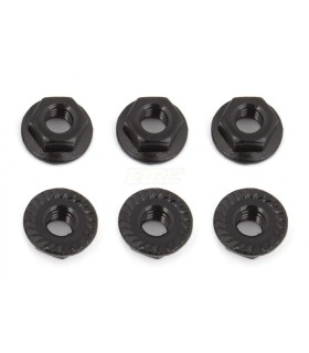 Tuercas M4 serradas associated negras