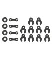 Arandelas y clips de suspension asso RC8B3.2