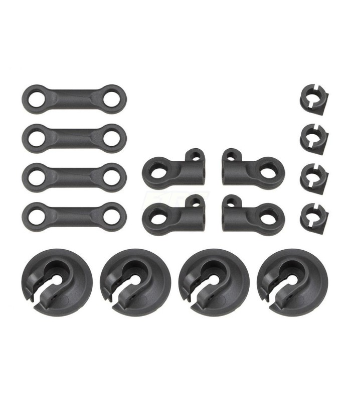 Rotulas y cazoletas de amortiguador asso RC8B4 - E1rc.com