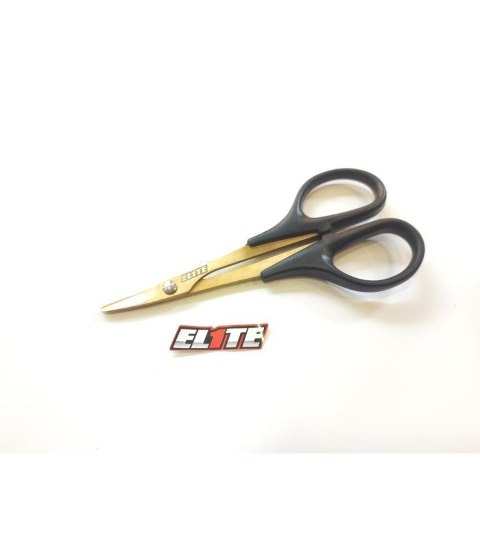 Tijera para carroceria Elite Rc dorada - E1rc.com
