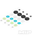 Pistones mip 8 agujeros 16mm asso 1/8