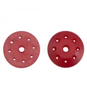 Pistones de amort  conicos 16mm rojos  8x1 2mm 2ud
