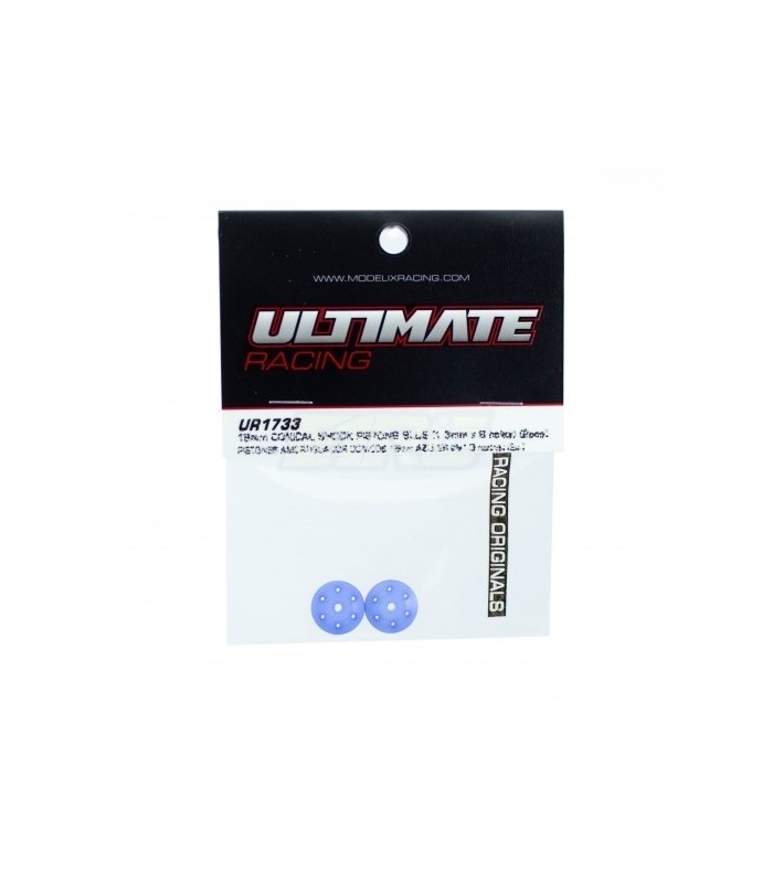 Pistones amort. conicos 16mm azules (6x1.3mm) 2u - E1rc.com