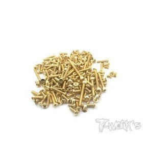 Tornilleria dorada para mugen MBX8 T-works