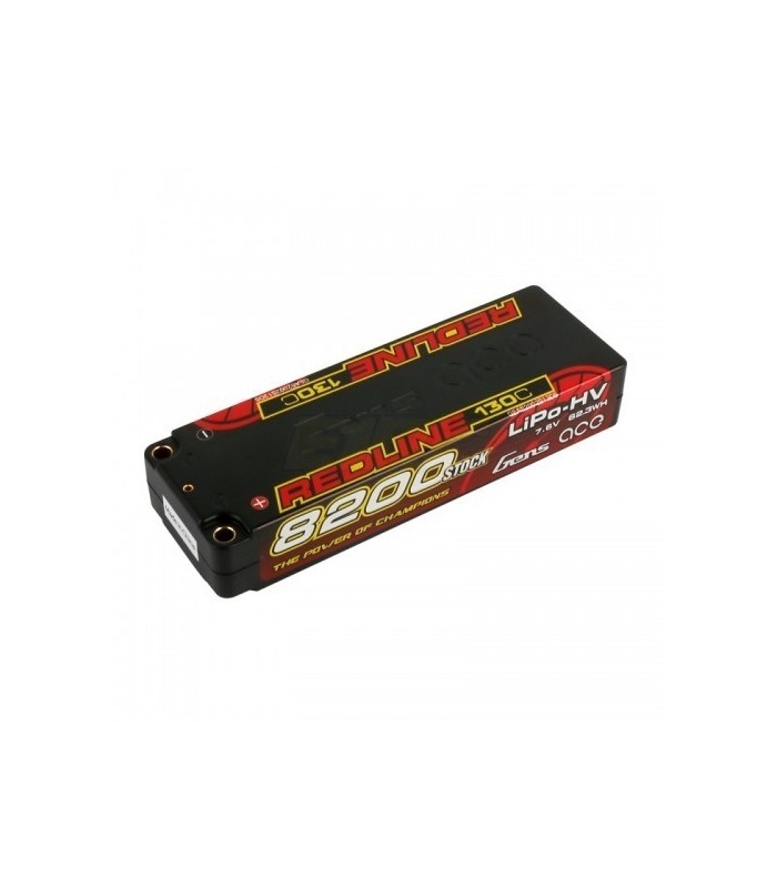 Bateria Gens Ace 8200MAH 7.6V 130C 2S conector 5mm - E1rc.com