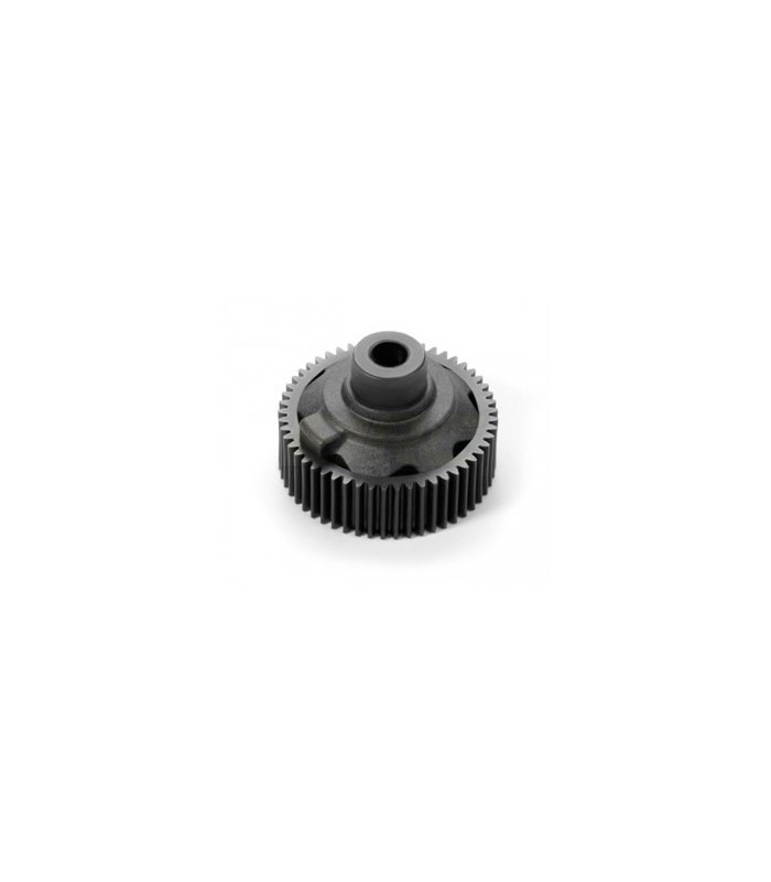 DIFFERENTIAL BOX WITH 53T PULLEY - GRAPHITE - E1rc.com