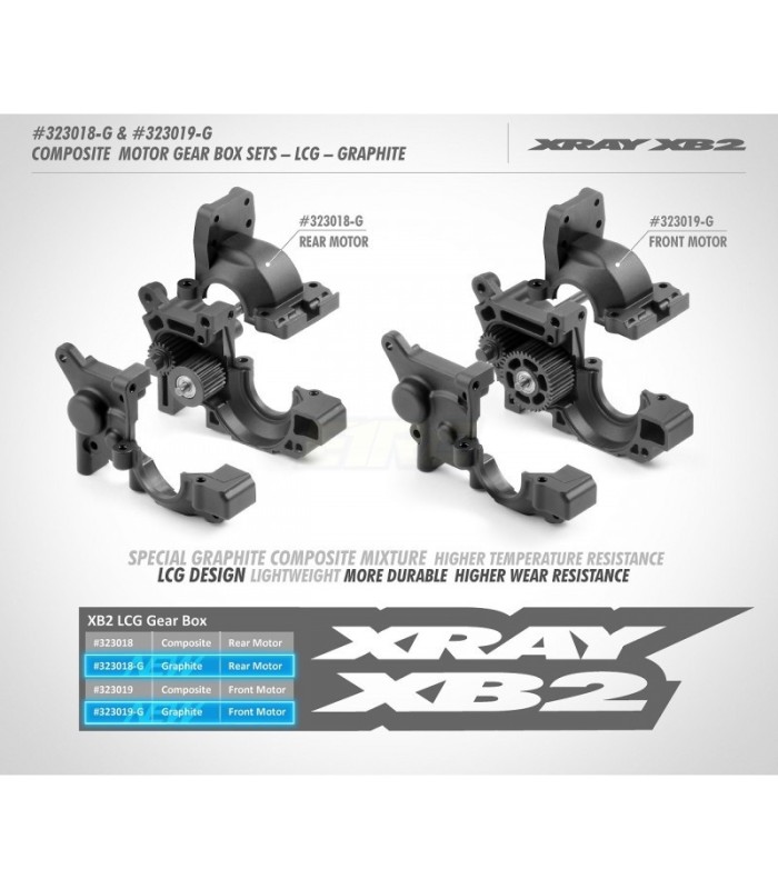 CAJA MOTOR TRASERO COMPOSITE - LCG - GRAPHITE - SE - E1rc.com