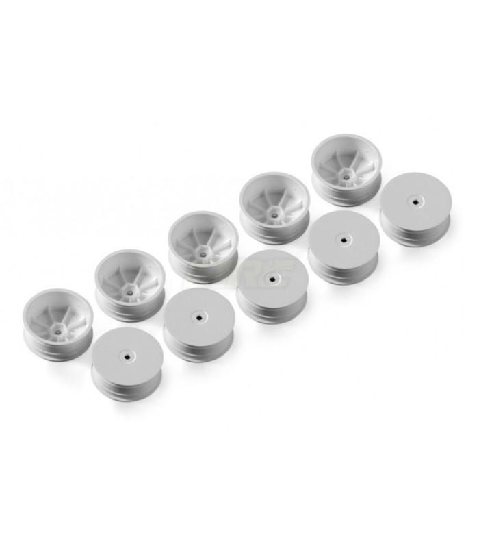 SET LLANTAS DELANTERA 2WD 12MM XB20 (10) BLANCO - E1rc.com