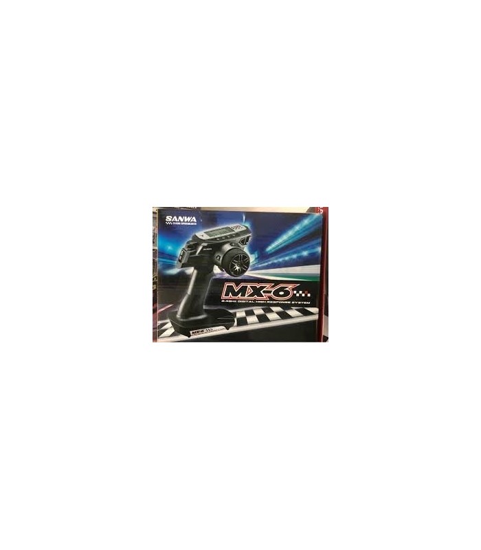 Sanwa Mx6 +receptor RX391W Waterproof - E1rc.com