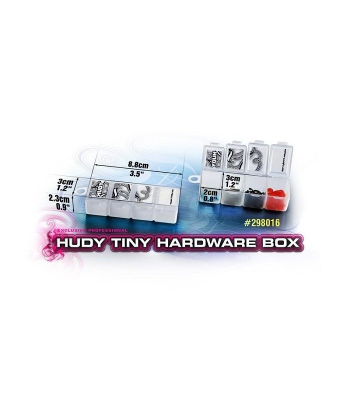 HUDY TINY HARDWARE BOX - 4-COMPARTMENTS - E1rc.com