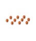 ALU NUT M3 - ORANGE (10) - E1rc.com