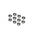 ALU COUNTERSUNK SHIM - BLACK (10) - E1rc.com