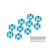 ALU COUNTERSUNK SHIM - BLUE (10) - E1rc.com