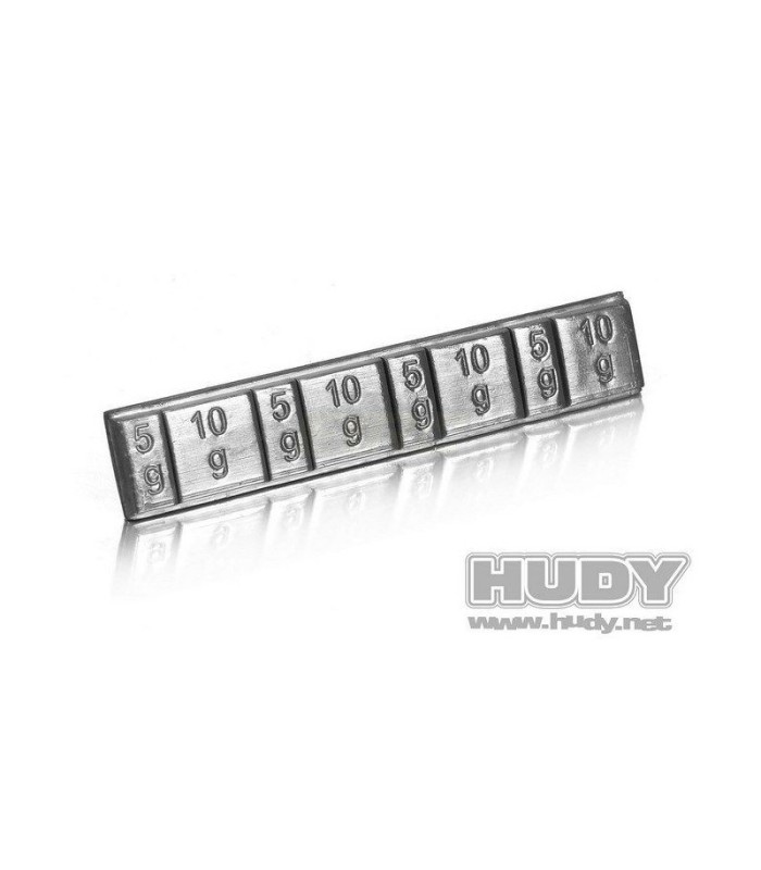 LEAD WEIGHTS 4x5g & 4x10g WITH 3M GLUE - E1rc.com