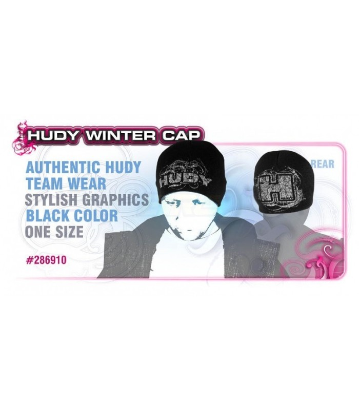 HUDY WINTER CAP - BLACK - E1rc.com