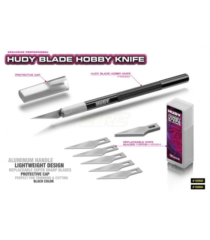 HUDY BLADE HOBBY KNIFE WITH ALU HANDLE - E1rc.com
