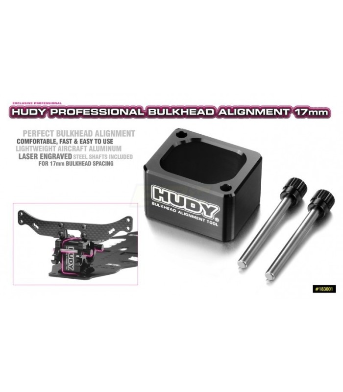 HUDY PROFESSIONAL BULKHEAD ALIGNMENT TOOL 17MM - E1rc.com