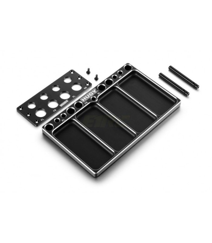 HUDY ALU TRAY FOR ON-ROAD DIFF & SHOCKS - E1rc.com
