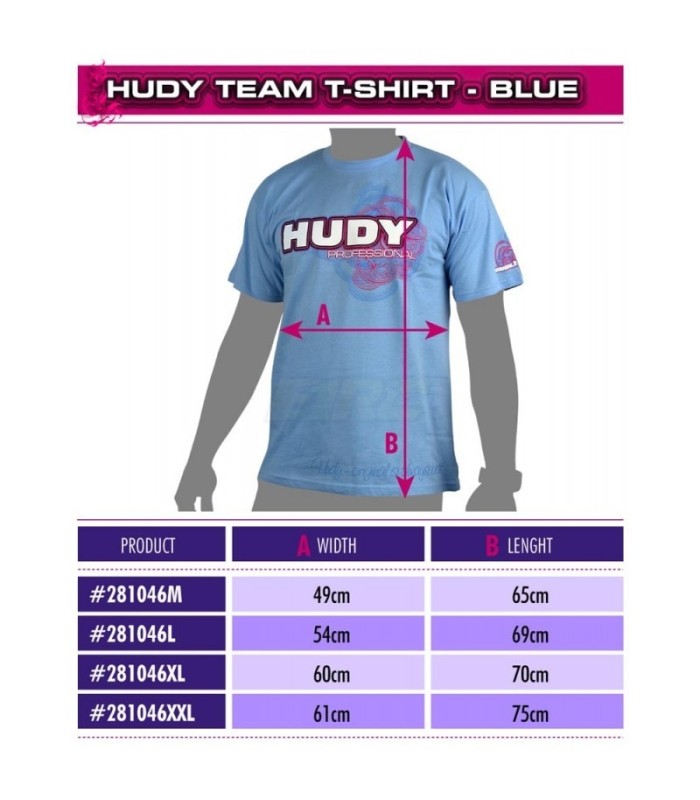 HUDY T-SHIRT SKY BLUE XXL - E1rc.com