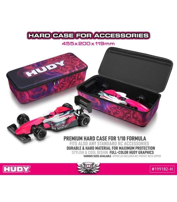 HUDY HARD CASE - 455x200x119MM - 1/10 FORMULA - E1rc.com