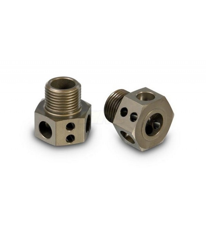 HEXAGONO DE RUEDA +5MM OFFSET ALUMINIO ALIGERADO ( - E1rc.com