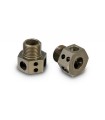 HEXAGONO DE RUEDA +5MM OFFSET ALUMINIO ALIGERADO (