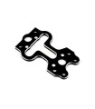 PLACA SOPORTE DIFERENCIAL ALU (3MM)