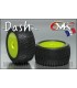 Dash sintetica verde pegada en llanta amarilla - E1rc.com