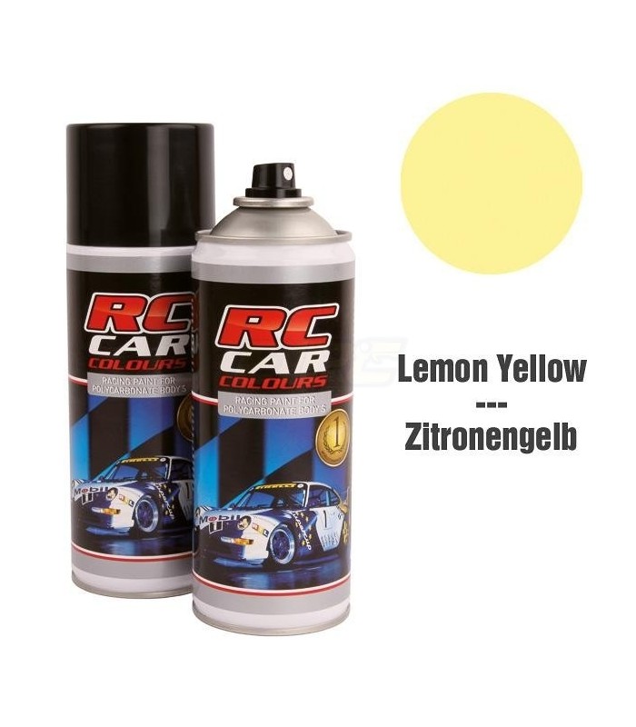 Pintura spray lexan amarillo limon 150ml - E1rc.com