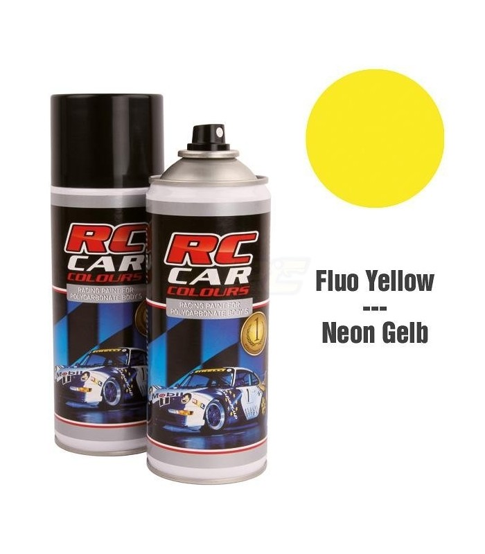 Pintura spray lexan amarillo fluor 150ml - E1rc.com